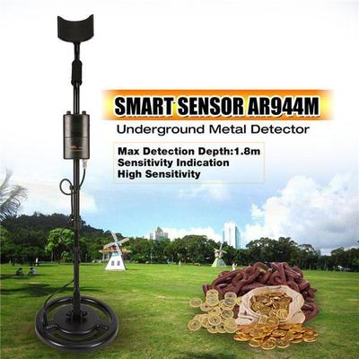 Metal Detector UnderGround Depth1.8m AR944M Scanner Finder Tool 2000mA li-Battery for Gold Digger Treasure Seeking Hunter