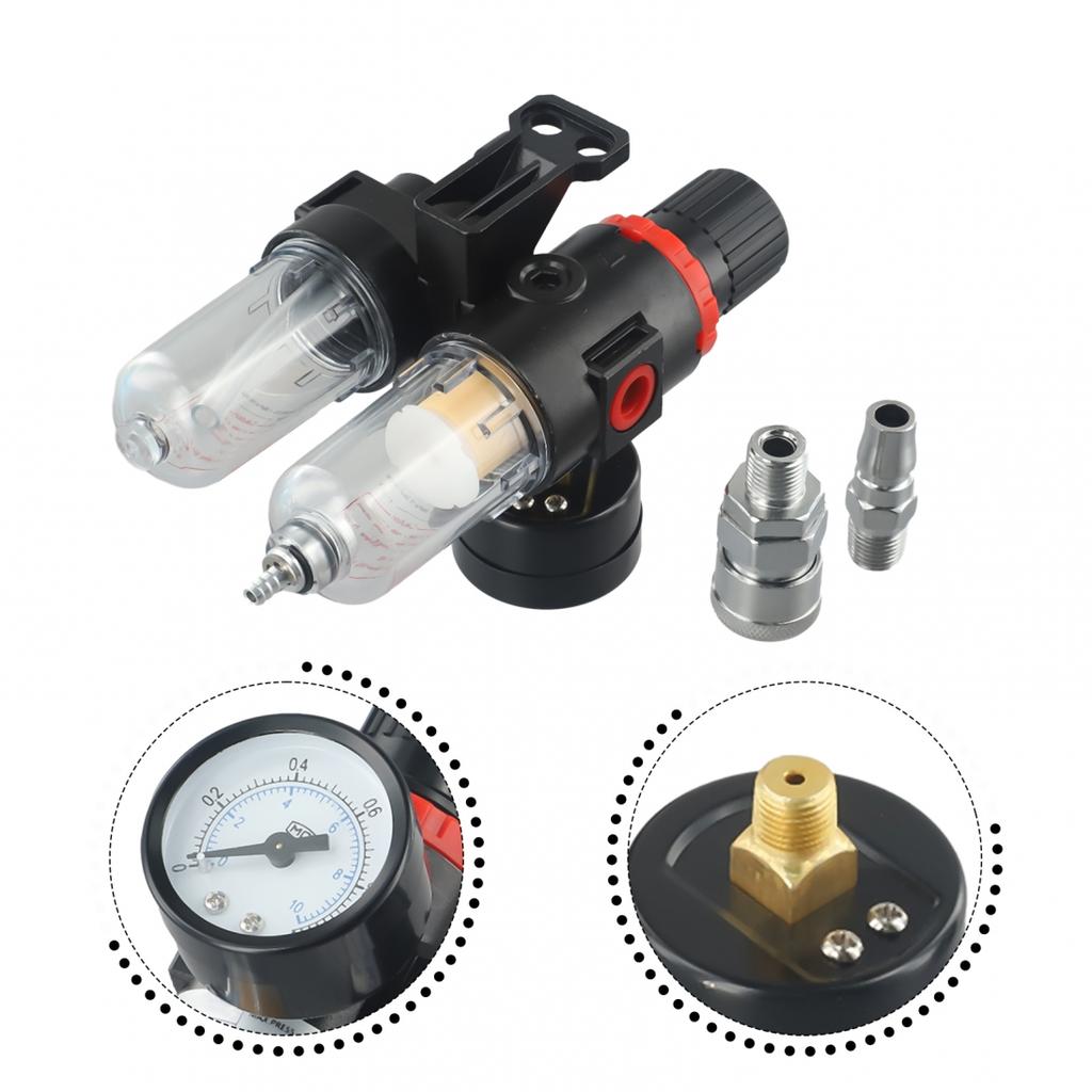 Olejový filtr vzduchového kompresoru odlučovač vody regulátor AFC2000 nástroj manometr airbrush