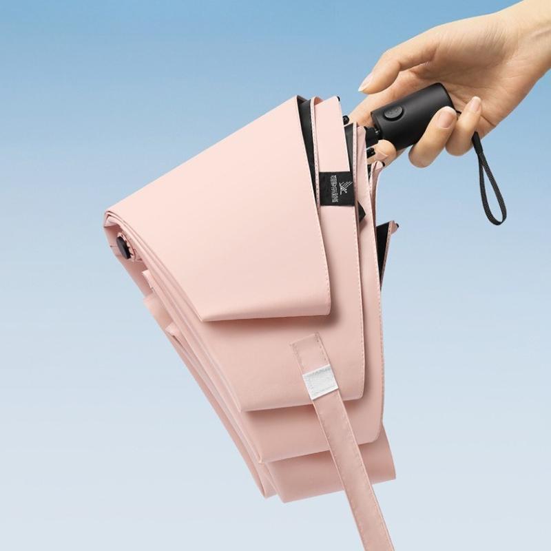 Ultra-light Portable Ultraviolet Protective Umbrella Sun-proof Folding Manual Umbrella Sunny Rain Dual Use 6-Bone Umbrella
