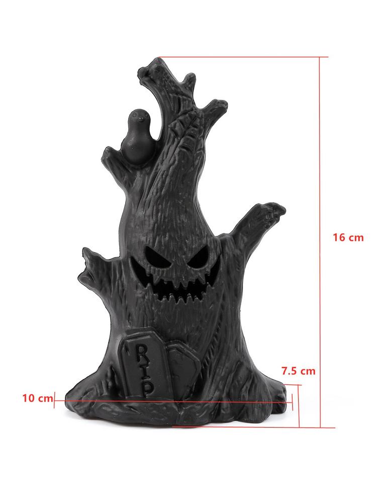 Halloween Led Glow Ghost Tree Light Home Decoration Candle Lamp Halloween Party Supplies Haunted House Horror Props Kids Gifts