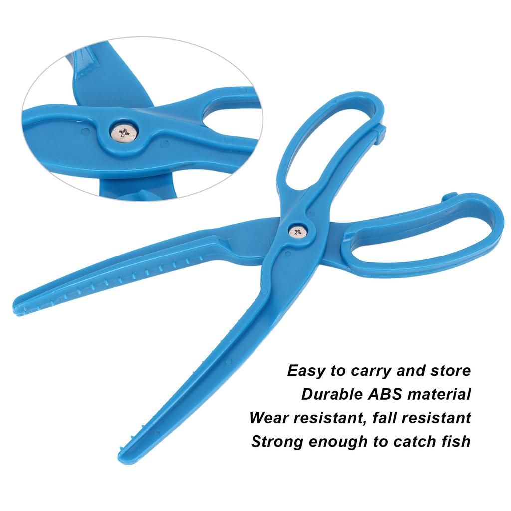 Fishing Plier Scissor Waterproof Multifunctional Plastic Split Hook Remover Cutting Tools Tongs Blue