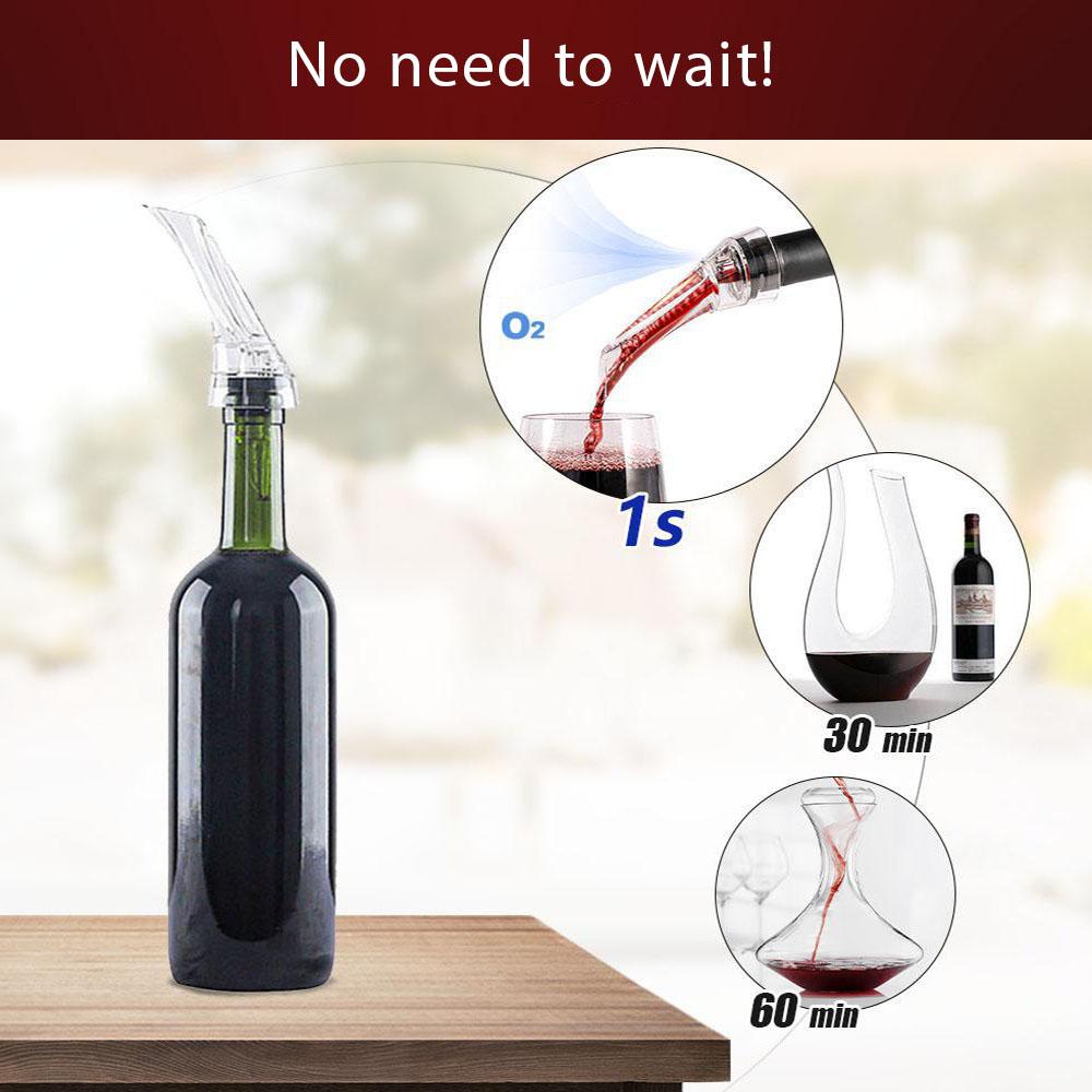 AIKARO gura de turnare aerator de vin cu tirbușon