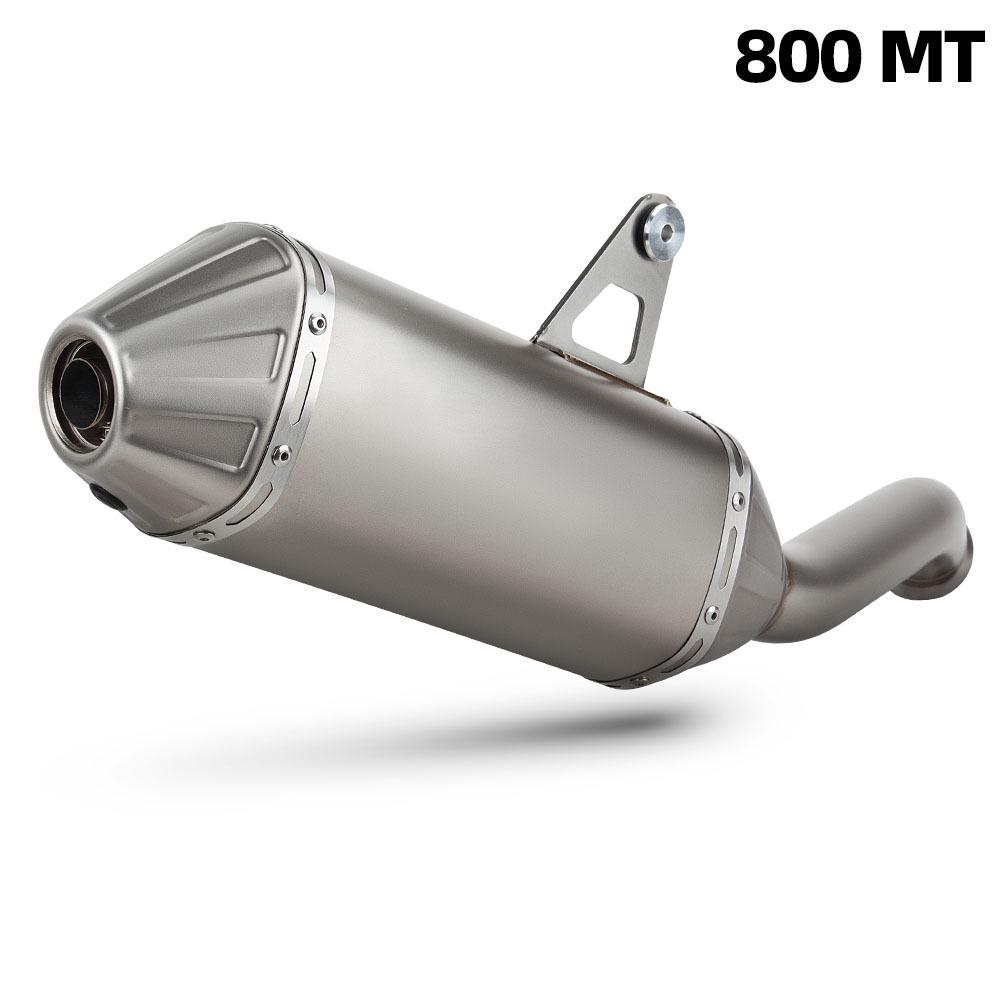 Stainless Steel Mid-Tail Exhaust Pipe for CFMOTO 800MT Dirt Bikes