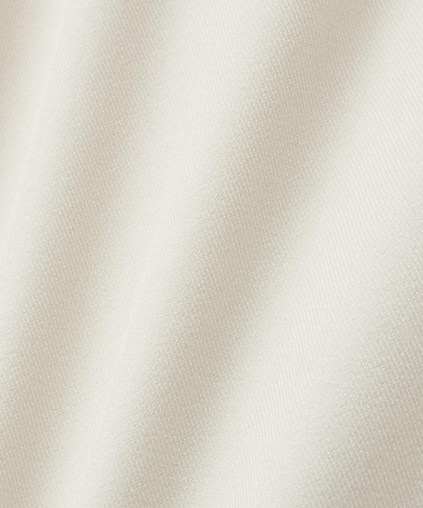 NOIRER Classic One-Pleat Wide Slacks (White)