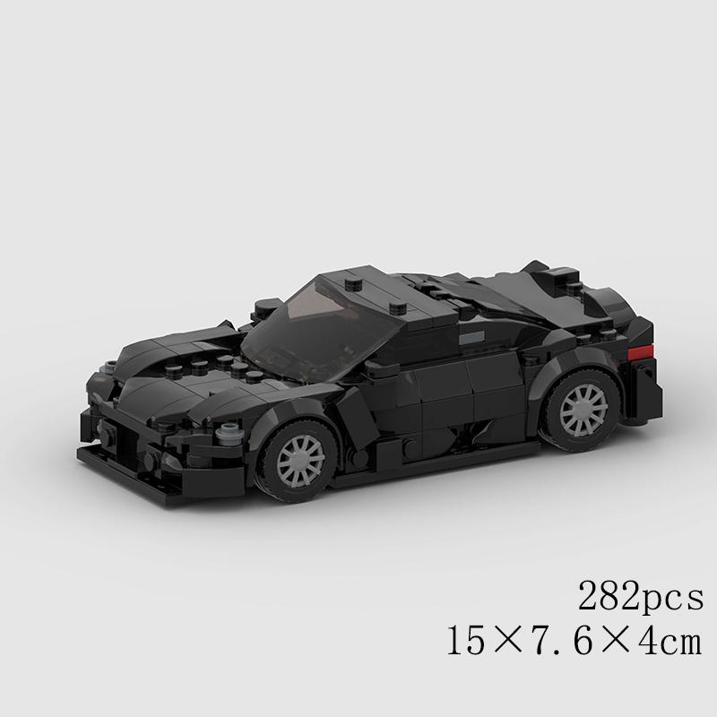MOC Viteză Sport Super Mașină de Curse Model Blocuri de Construcție Cărămizi DIY Oraș Tehnic Raliu Mare Vehicul de Curse Cadou de Crăciun Jucărie