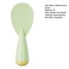 Non-Stick Standing Rice Spoon with Weighted Bottom Plastic Rice Ladle Heat-Resistant Scratch-Free Space-Saving