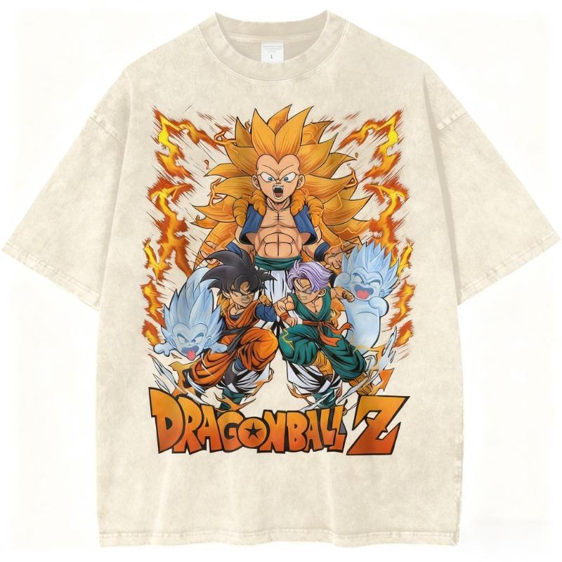 Spring Summer Anime Jujutsu Kaisen Vintage Washed T Shirt Gojo Satoru Shirt Men Women Harajuku Cotton Hip Hop Streetwear Casual
