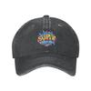 Cartoon Superhero Fashion Baseball Cap Adult Denim Sunshade Hat Pure Cotton Unisex Adjustable Breathable For Outdoor Fishing
