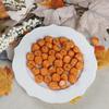 Miniature Resin Halloween Pumpkin Figurines Set of 50 for Table Decoration Garden Accents and Seasonal Craft Displays