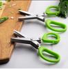 Multi-Functional Stainless Steel 3/5 Layer Kitchen Scissors Pepper Shredded Chopped Scallion Cutter Laver Cut Cooking Tool