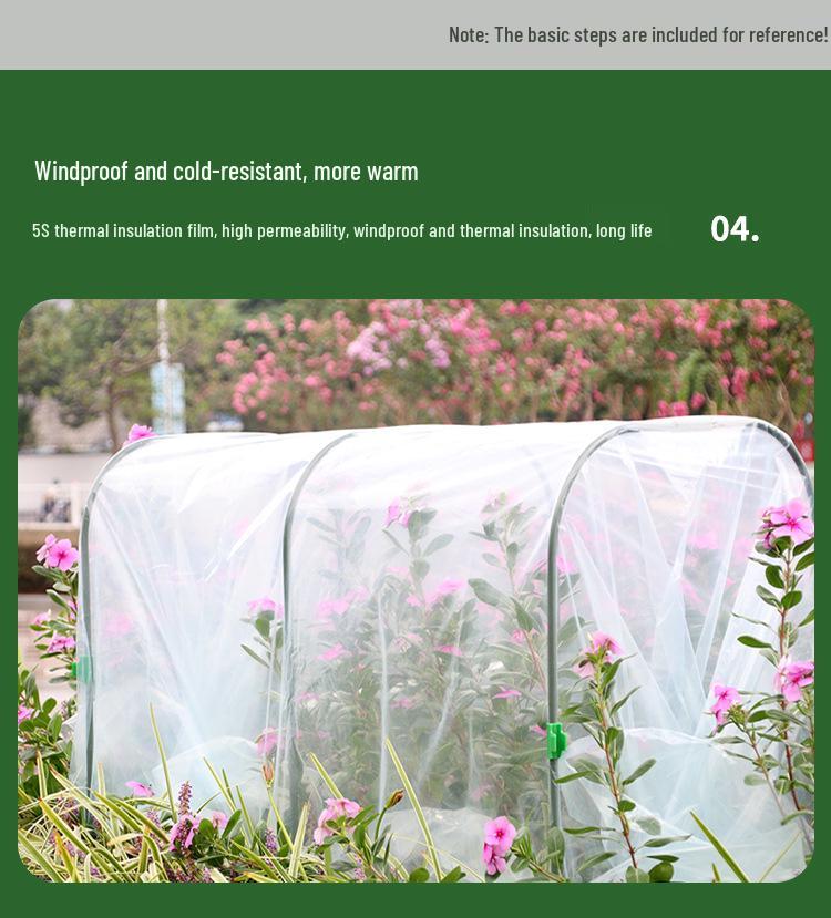 Winter Warm Insulated Greenhouse Cover for Balcony & Succulent Plants – Rainproof & Frostproof