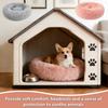 New Arrival Spring Summer Breathable Pet Bed - Round Plush Stuffed Bed for Cats & Small Dogs, Deep Sleep Four Seasons Bed