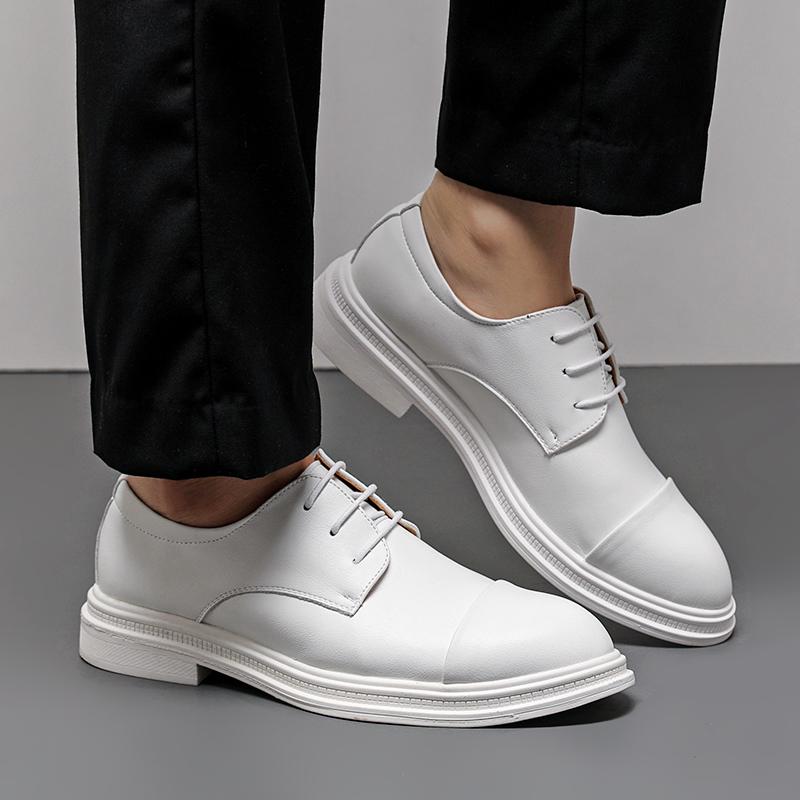 Fashion 2025 Luxury Design Shoes for Men Spring Autumn Fashion British Style Elegantes Casual Platform Man Black Wedding Shoes Man