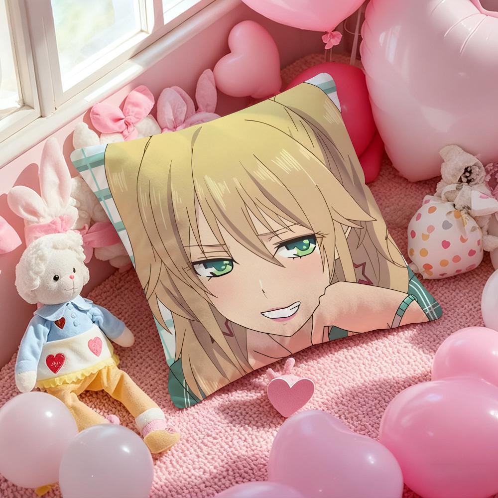 Anime Hot C-Citrus Cushion Cover Pattern Printed Pillowcase for Living Room Sofa Cushion Cover & Bedroom Decor