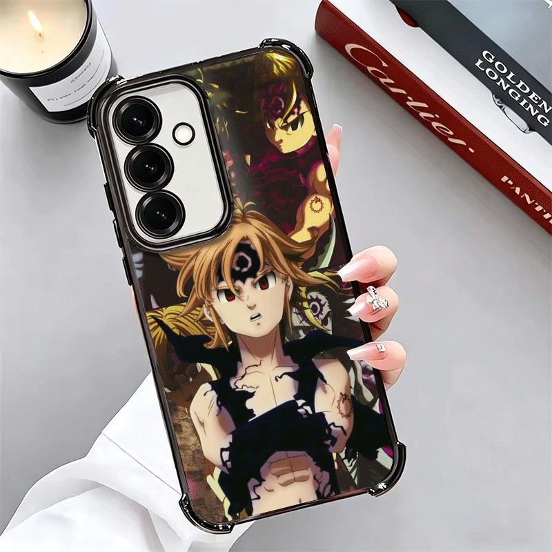 Seven D-Deadlys Sins Meliodas Soft Phone Case For Samsung A17 A27 A07 A37 A57 A16 A56 A15 A55 A14 A54 A13 A53 A26 A36 A25 A35 A2