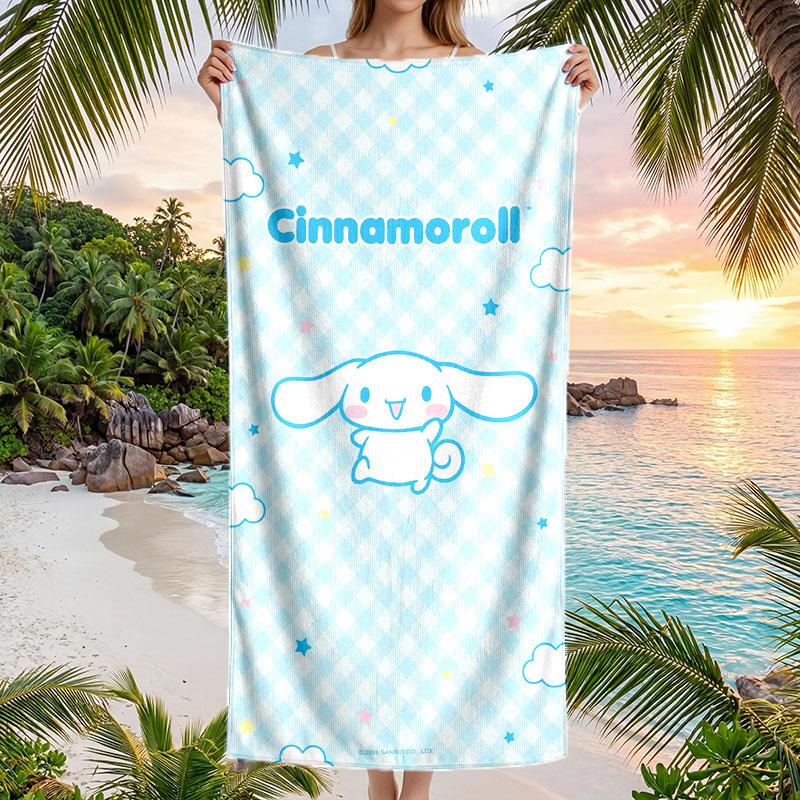 Large Beach Towel Quick Dry Absorbent Towel For Beach IndoorCinnamoroll