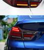 BMW X4 Tail Light Assembly 2014-2018: Modified CSL LED Rear Lights with Daytime Running and Flowing Turn Signals