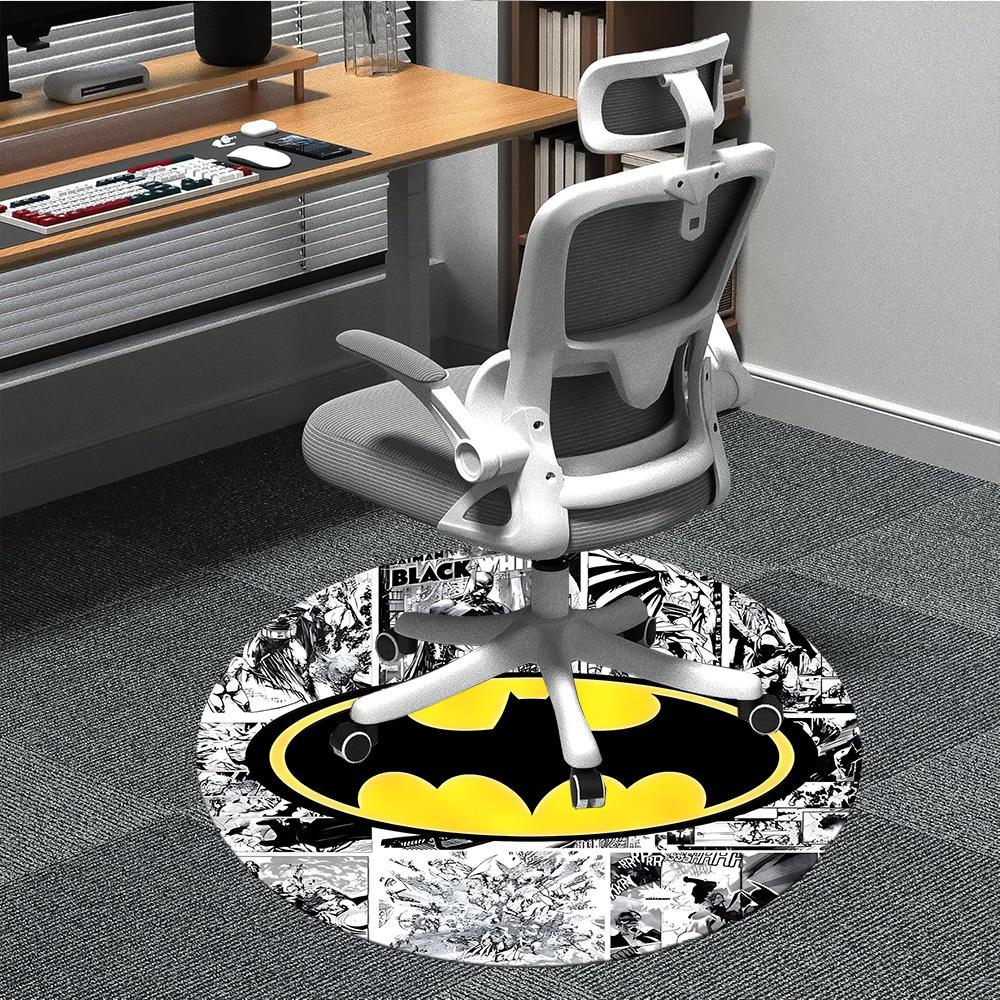 

1pc batman, comic Chair Carpet for Office Non-Slip, Indoor Non-Slip Washable Carpet, Non-Shedding Mat For Office yy251030041 80cm by 80cm