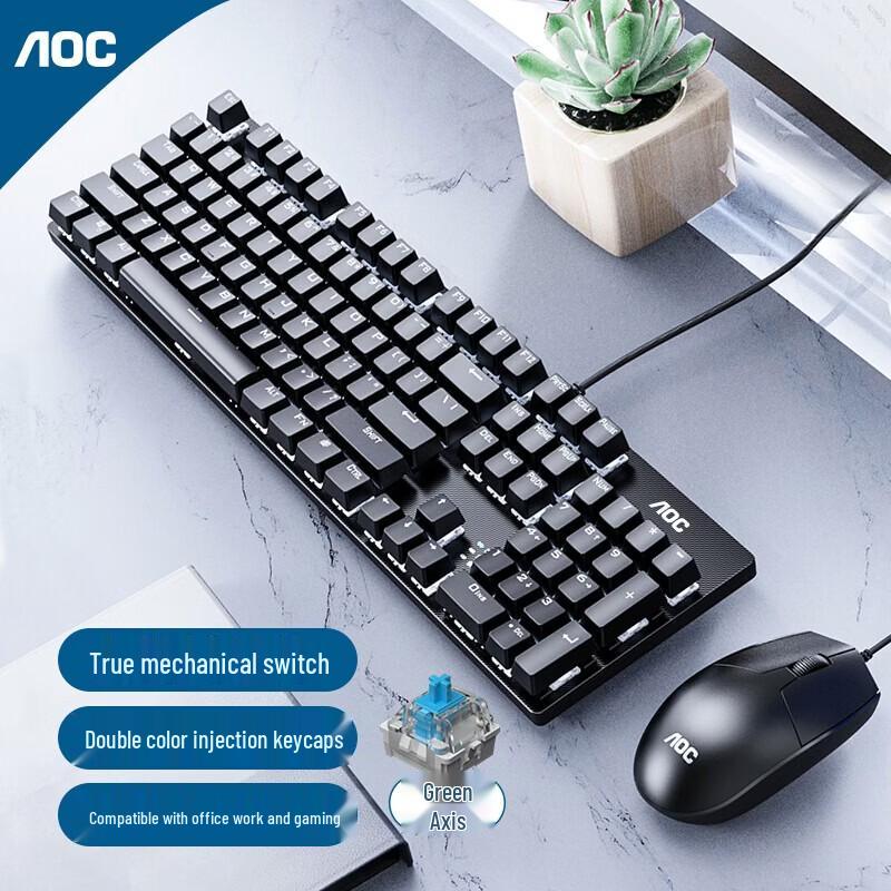 AOC Mechanical Keyboard and Mouse Combo Set