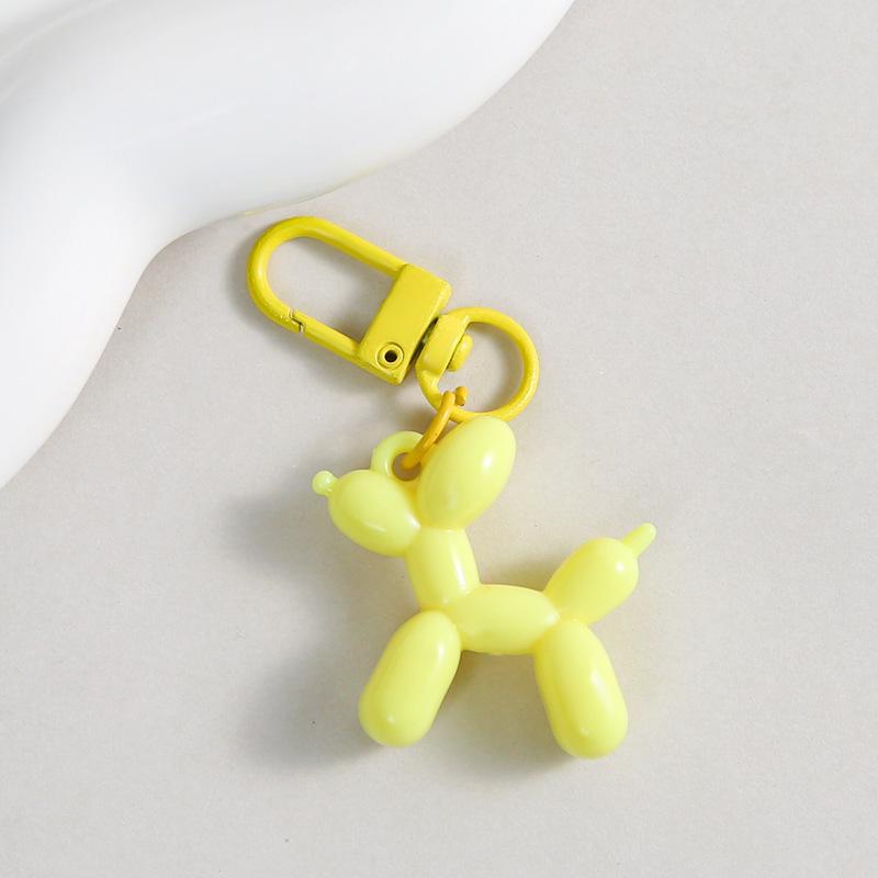 Colorful Macaron Balloon Dog Keychain Pendant - Creative Bag Decoration