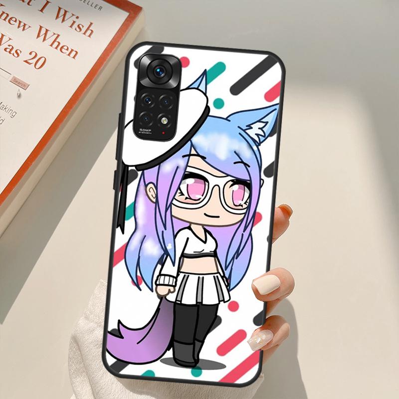 

Игровой чехол Gacha Life для Xiaomi Redmi Note 10 8 9 11 Pro 8T 9S 10S 11S Redmi 10C 9C 9A 9T K50 K40 Gaming Redmi 9C