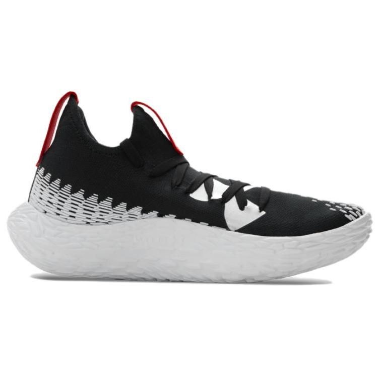 Under Armour Futr X Elite 2 Comfortable Fashion Supportive Grip Low Top Basketball Shoes Unisex Sneaker White Black Red 6007019-001