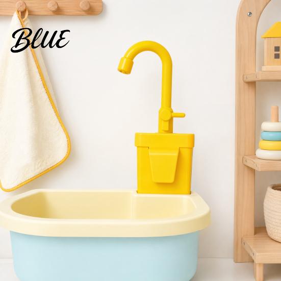 Kids Kitchen Faucet Toy Pretend Play Sink Replacement Electric Water Circulation Accessory