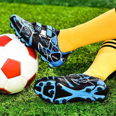 Scarpe da calcio per bambini verde calcetto per bambini allenamento di calcio basse unghie lunghe scarpe da ginnastica da calcio con unghie in gomma antiscivolo