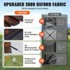 Pop Up Gazebo Tent Pop-Up Screen Tent 4 Sided Canopy Sun Shelter Brown