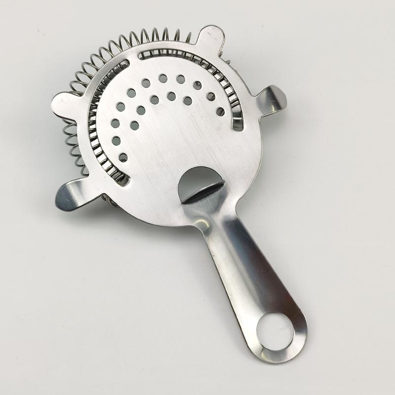 1Pcs Stainless Steel Ice Filter Cocktail Strainer Shaker Mixed Drink Wine Cup Ice Filter Bartender Professional Bar Tools