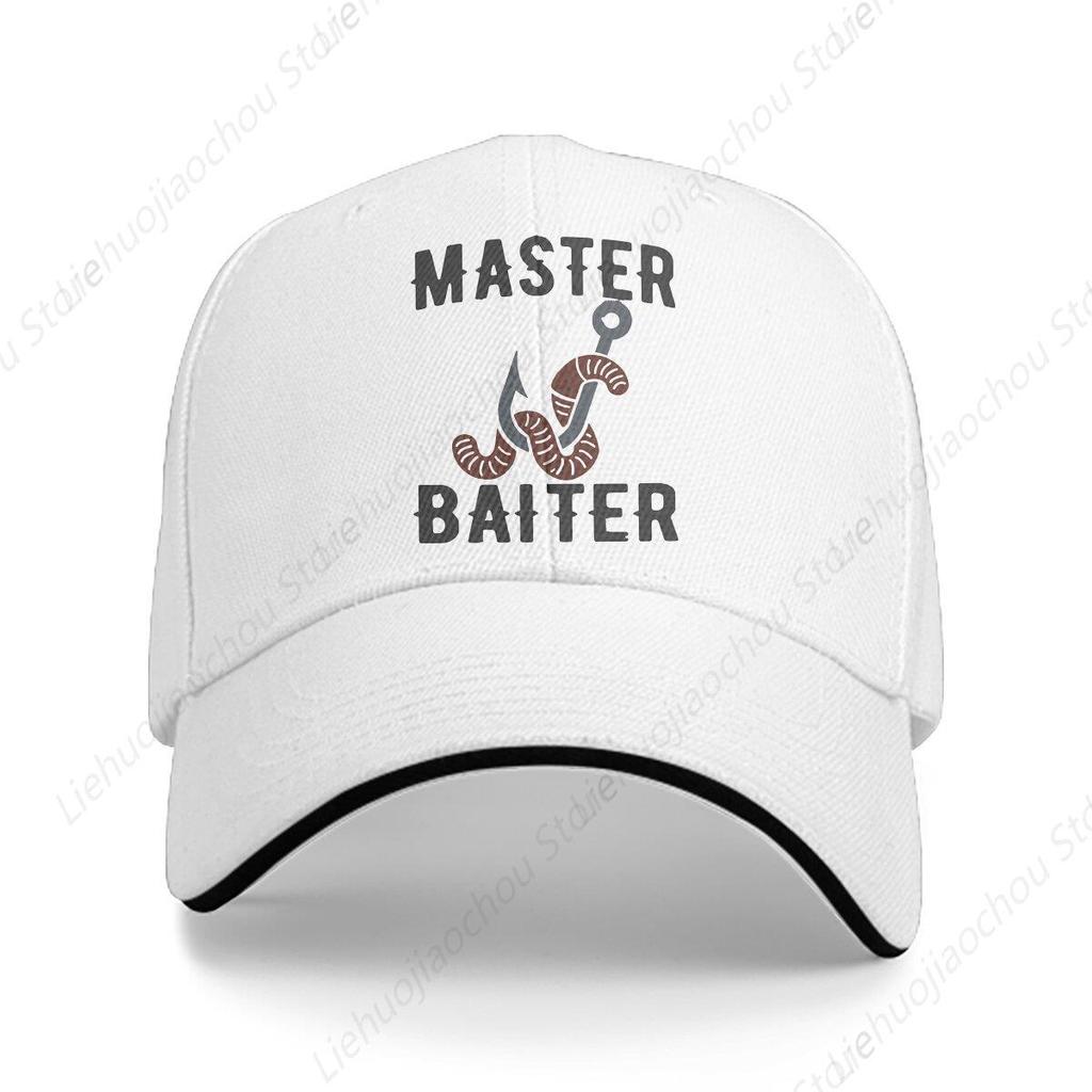Master Baiter Funny FisherUnisex Classic Baseball Cap Unisex Hats Visor Protection Snapback  Gifts Caps