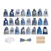 Advent Calendar Gift Bag Set 24pcs/set DIY Christmas Advent Calendar Santa Claus Christmas Doll Merry Christmas Navidad Kid Gift
