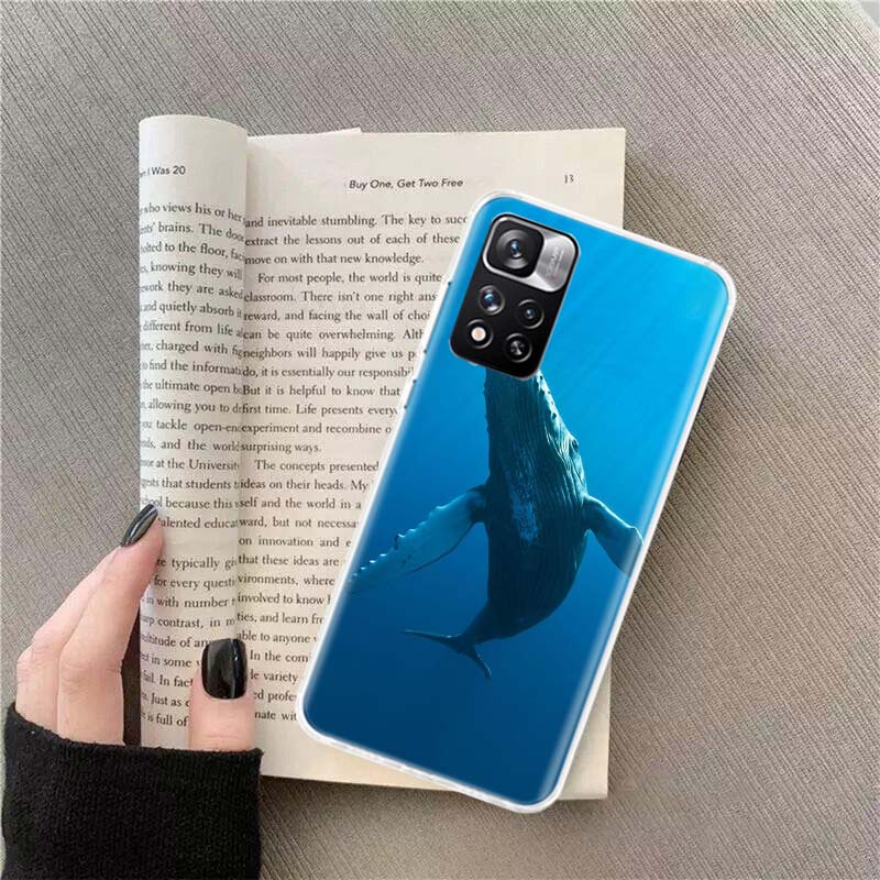 Whale Sea Giant Phone Case For Xiaomi Poco F7 14 Ultra Mi 15 10 11 Lite X7 X6 X5 X3 M5S M6 10T 11T F6 F5 Pro F4 GT Cover