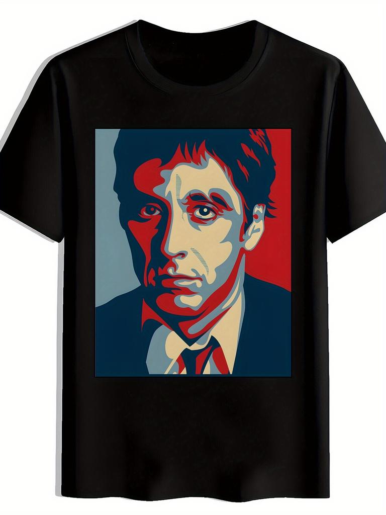 Scarface Movie Graphic T-shirt - Tony Montana Portrait Tee