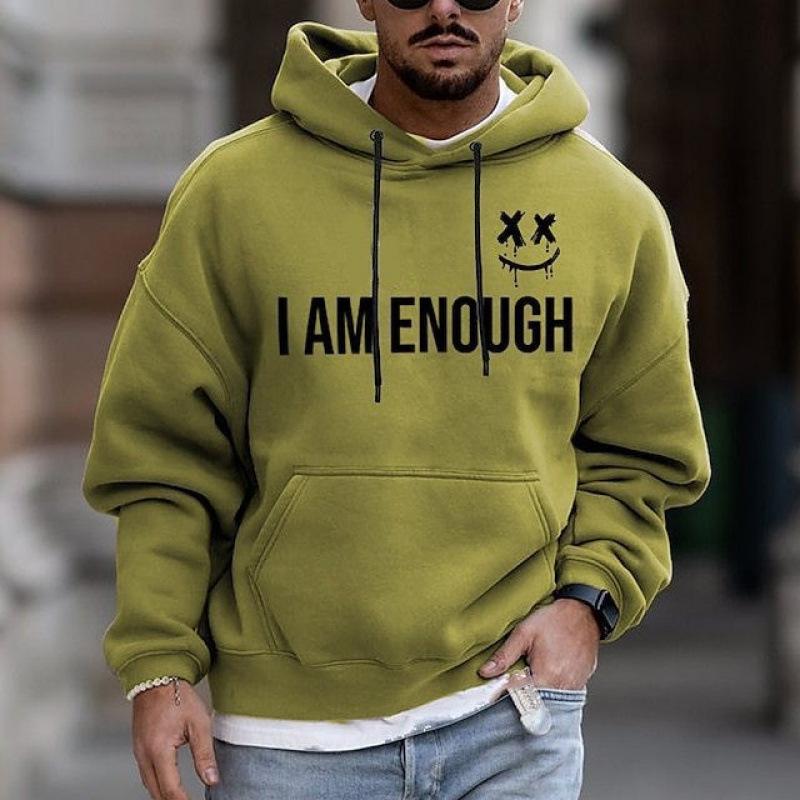 Fashion Printed Hooded Sweater Digital Printed Hoodie Simple Style