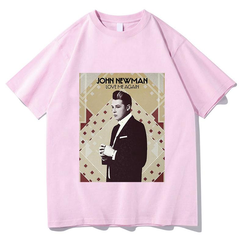 2026 John Newman Love Me Again TShirt Trendy Pure Cotton Casual Unisex Clothing Summer Fashion Harajuku Short Sleeve Top Tees