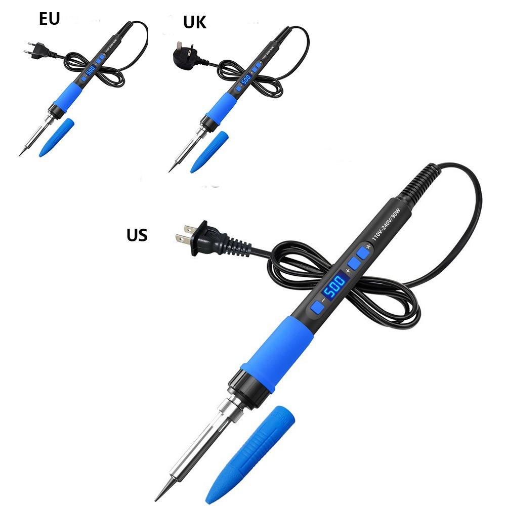 EU/US/UK Plug Digital Display Soldering Iron 90W Soldering Iron Pen DIY Projects