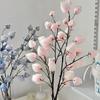 Long Branches Artificial Lantern Flower Real Touch Lifelike Simulation Flower Branch Decorative Lantern Flower Branch