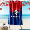 Newcastle Knights Print Strandtuch, Großes Weiches Schnelltrocknendes Handtuch für Strand Camping Schwimmen