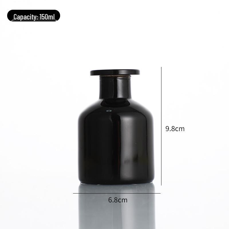 Hot Selling 100ml Large Belly Colored Glass Aroma Diffuser Bottle - Transparent or Frosted