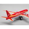 1/400 Diecast Metal Plane Model Leker 7 Tommer Boeing 777 Pull Back Replica med lyd og lett flymodell for barn Leker