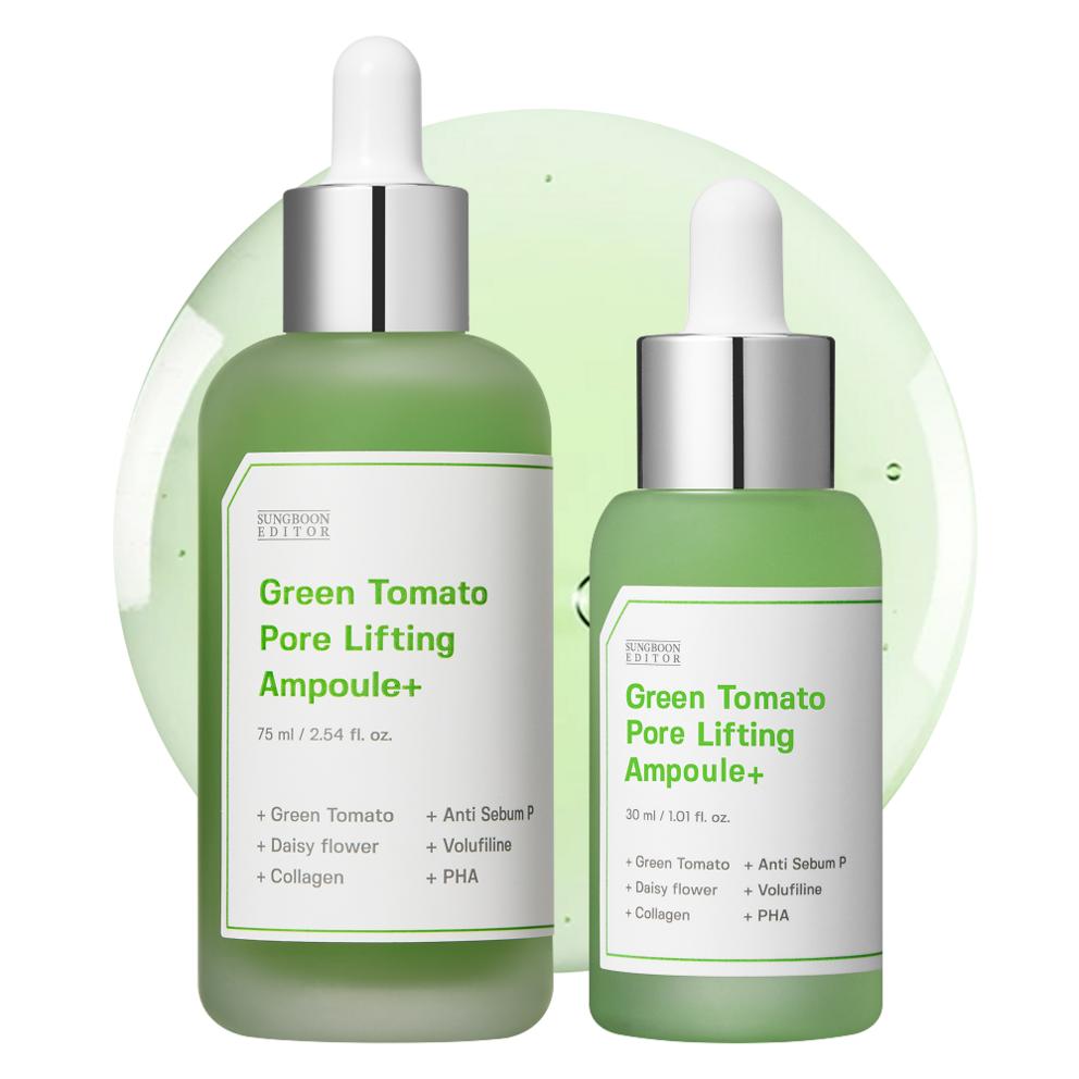 Ingredients Editor Green Tomato Moisture Hyaluronic Acid Pore Reduction Ampoule Large Capacity, 105ml, 1 piece