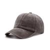 Washed Coated Pure Color Baseball Cap Vintage Retro for Women Sun Protection Old Denim Washed Cotton Duck Hat