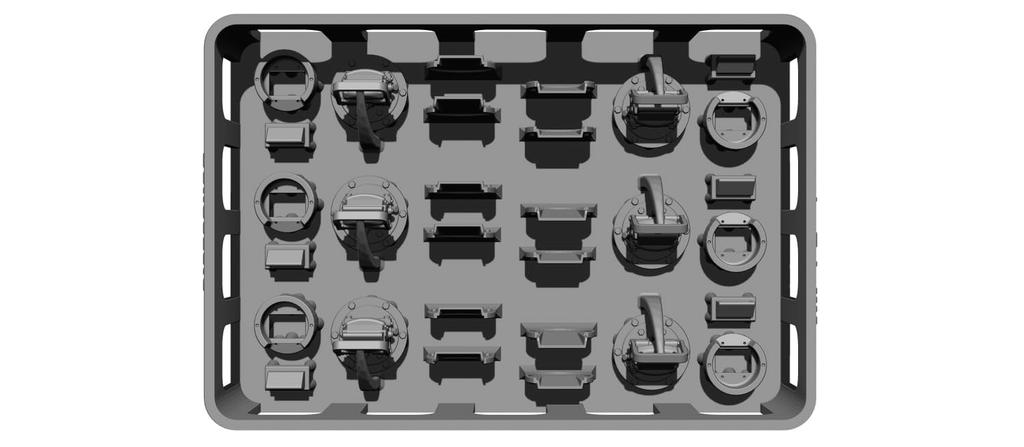 BSK Model WW2 Union Periscope 6 Pieces Plastic Model Parts BSKC35013 1/35 Russia/Soviet MK-4 (Tank)