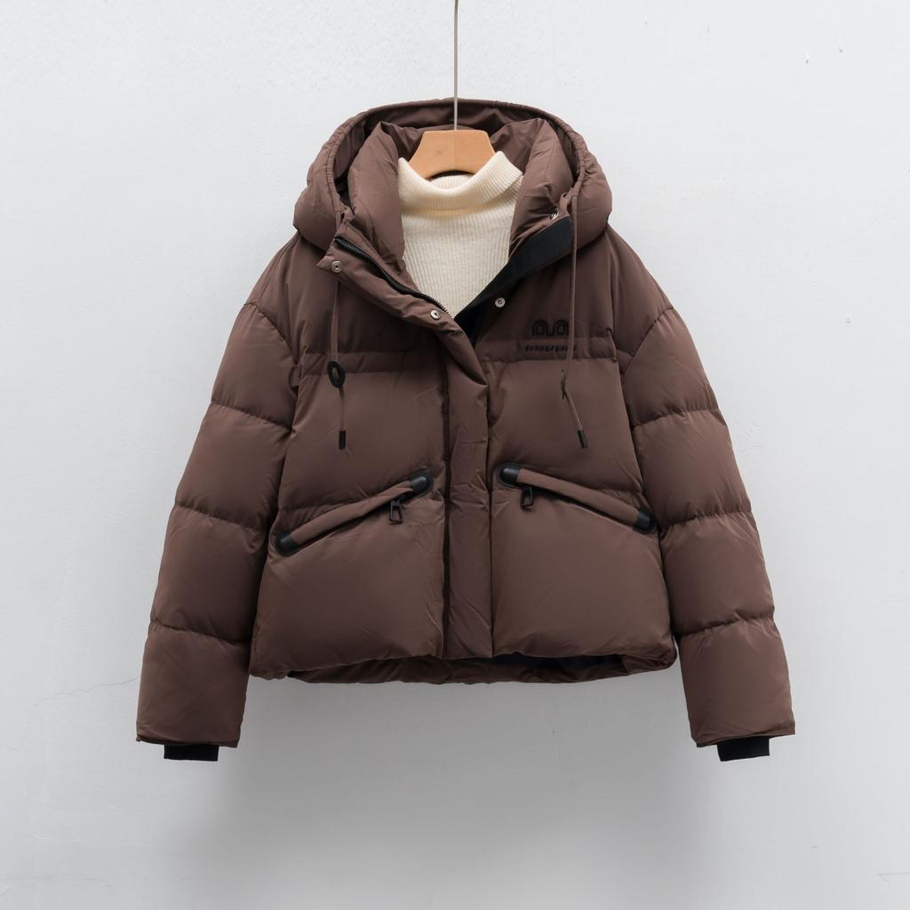 Down Jacket Women's Simple Thickened Winter Short Duck Down New Down Jacket