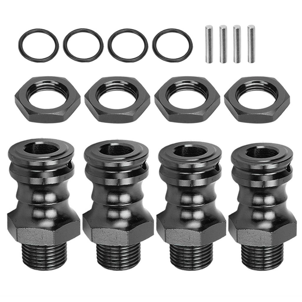 4pcs Aluminum Alloy 17mm Hex 23mm Wheel Extension Adapter for 1Celsius8 RC Car Model
