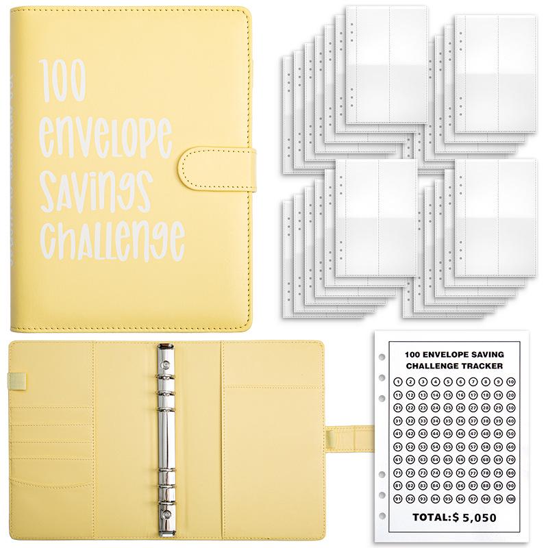 100-Day Envelope Savings Challenge: Cash Planner & Tracker