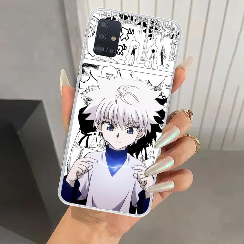 Killua Hunter HXH Phone Case for Samsung Galaxy A52 A32 A22 A12 A02S A50S A30S A10S Note 20 Ultra 10 Plus S10 A31 A20 A71 A72 Ga