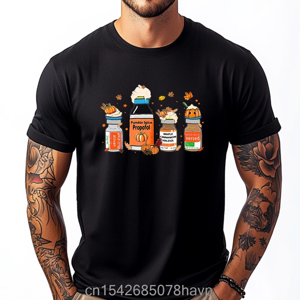 T-shirt Pumpkin Spice Latte Fall Coffee Pumpkin Spice Thanksgiving Tooth Dentist Leisure Soft Printed Tops