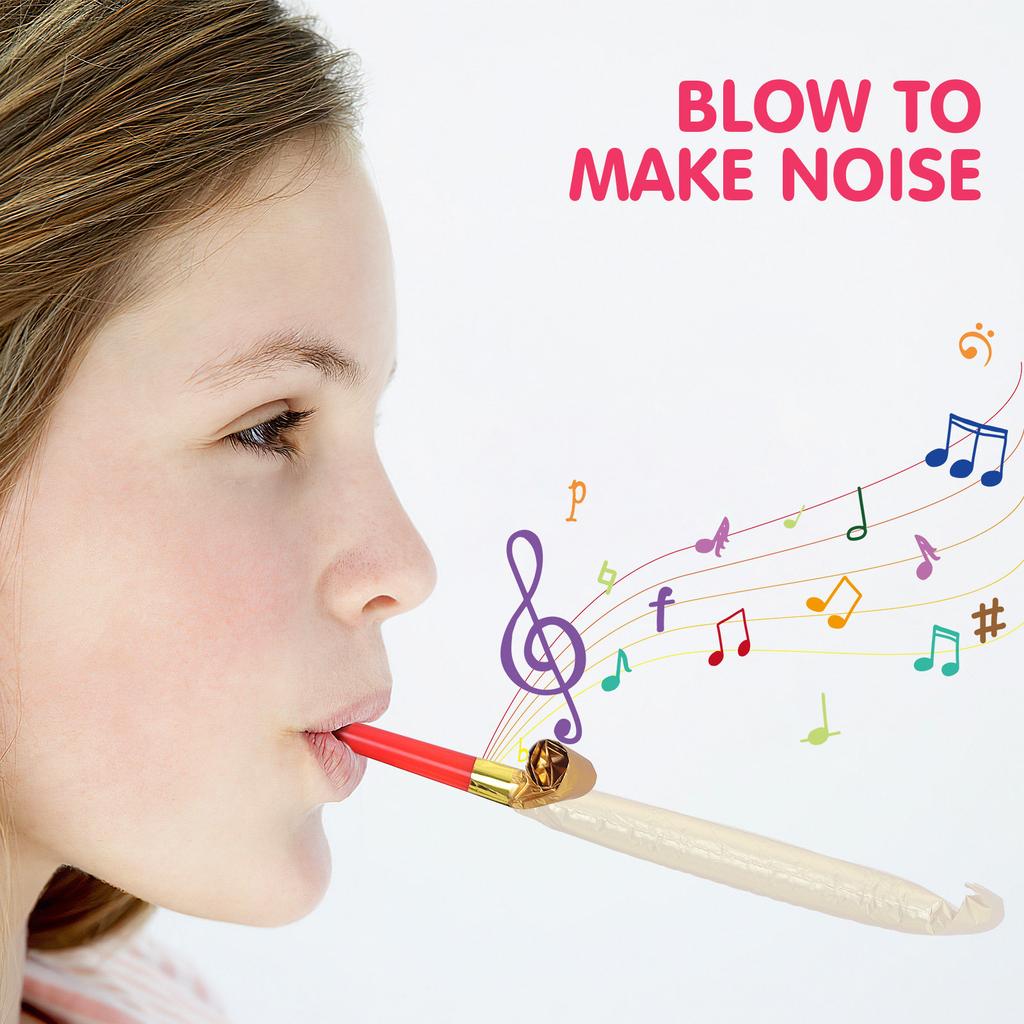 20Pcs Whistle Party Blowout Loud Portable Noise Maker for Christmas Birthday Wedding Celebration Fun Party Favor